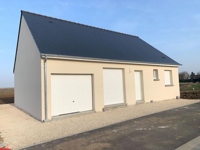 Image Façade à  maison individuelle de Saint-Laurent-en-Gâtines
