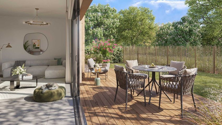 Image Terrasse à  maison individuelle de Bayonne