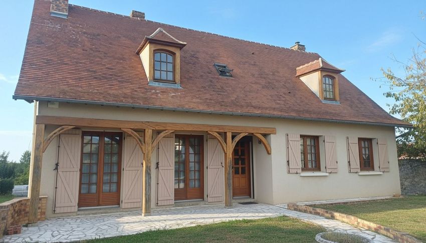 Image Façade à  maison individuelle de Bailly
