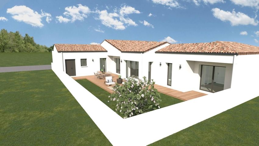 Image Façade à  maison individuelle de Givrand
