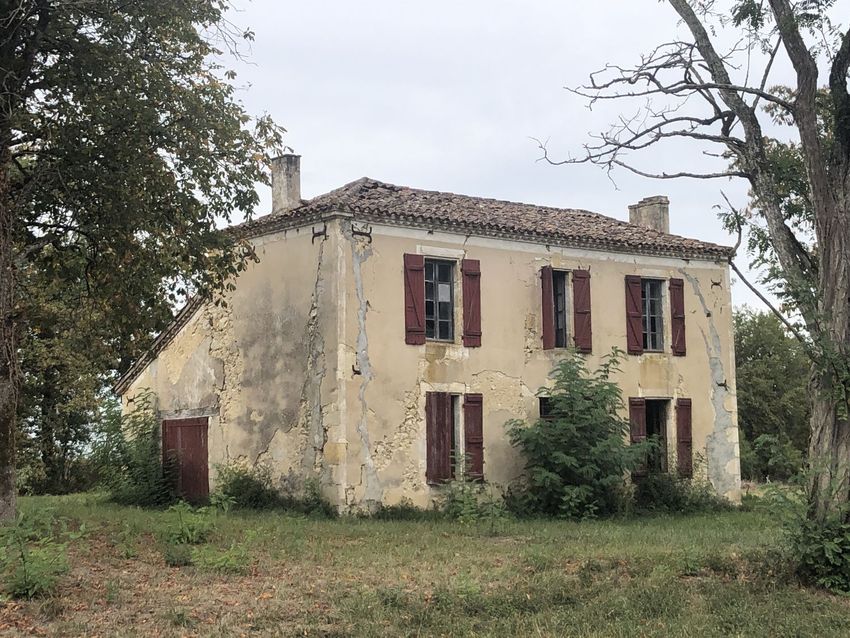 Image Façade à  maison individuelle de Sainte-Maure-de-Peyriac