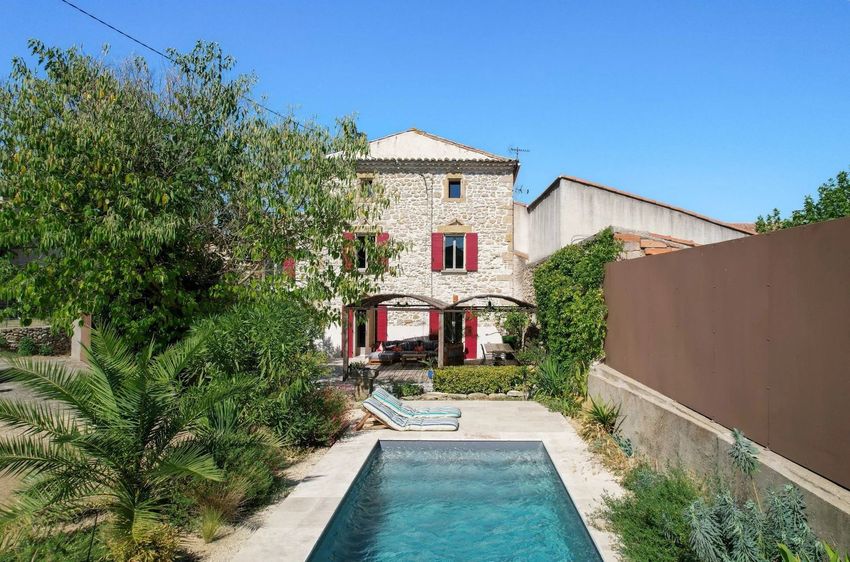 Image Piscine à  maison de village de Uzès