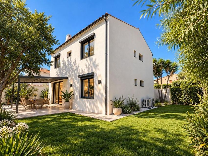 Image Façade à  maison individuelle de Hyères