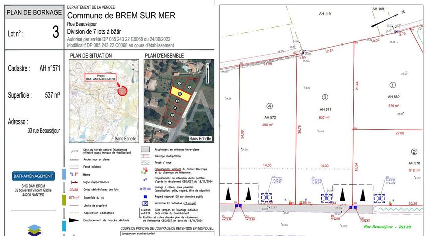 Image de terrain à Brem-sur-Mer