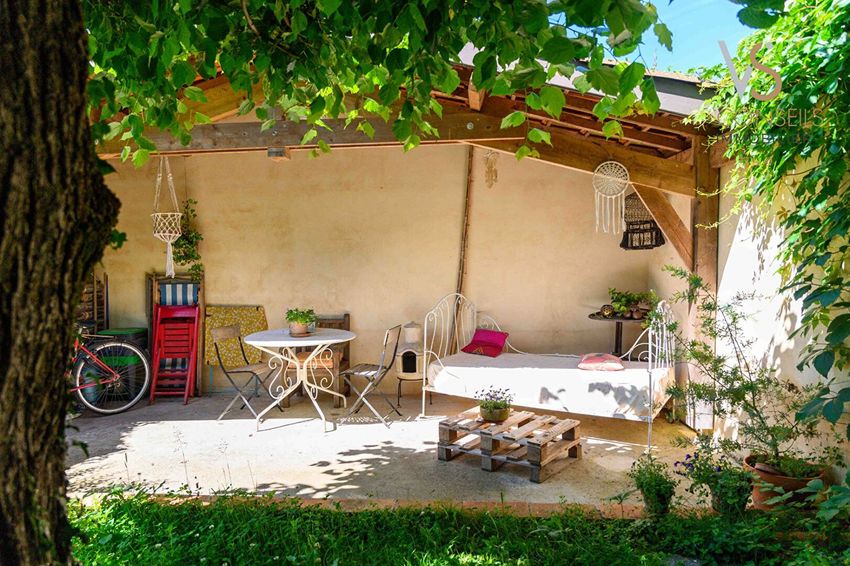 Image Terrasse à  maison mitoyenne de Langoiran