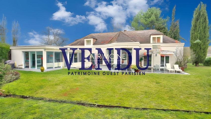 Image Façade à  maison individuelle de Saint-Nom-la-Bretèche