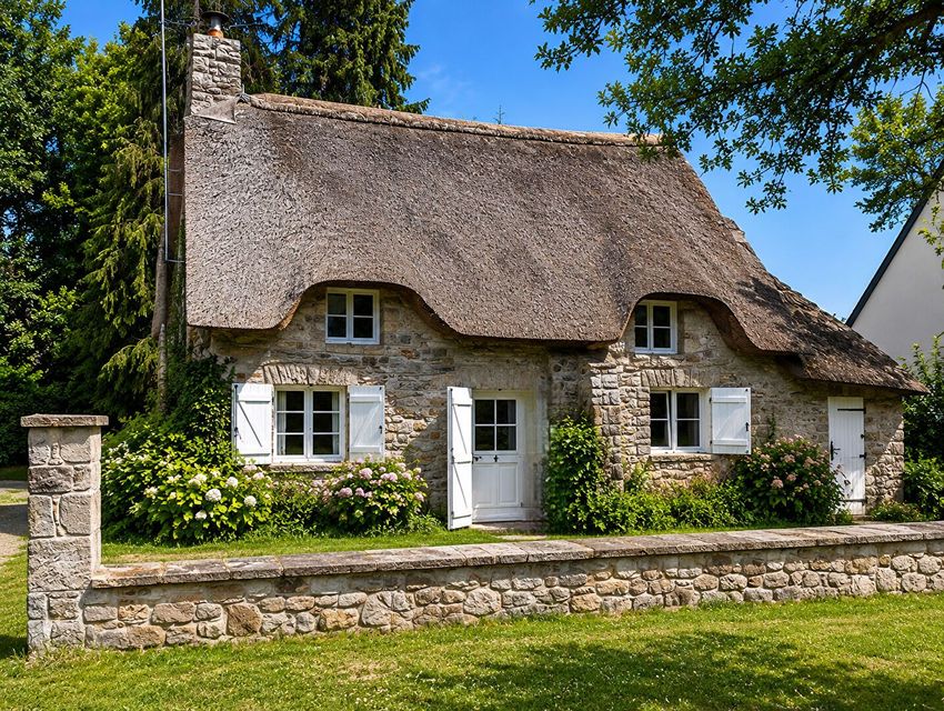 Image Façade à  maison individuelle de Saint-Lyphard