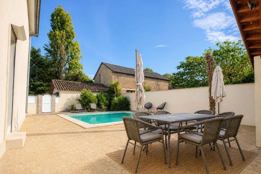 Image Piscine à  maison individuelle de Vicq-d'Auribat