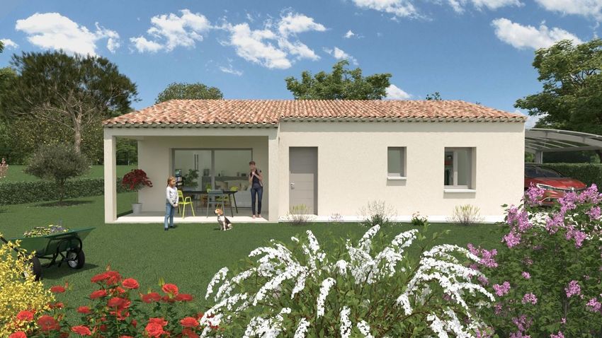 Image Façade à  maison individuelle de Malataverne