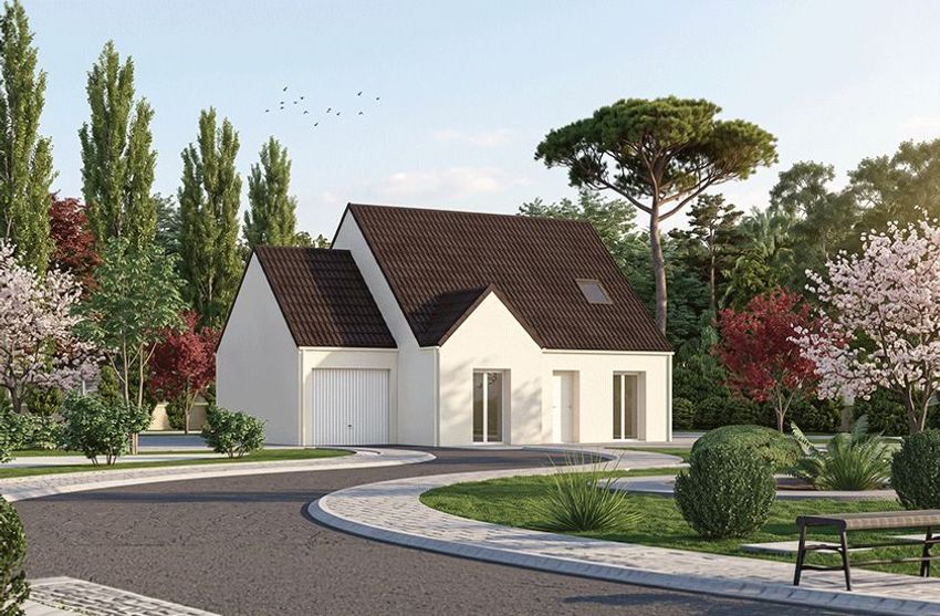 Image Façade à  maison individuelle de Dreux