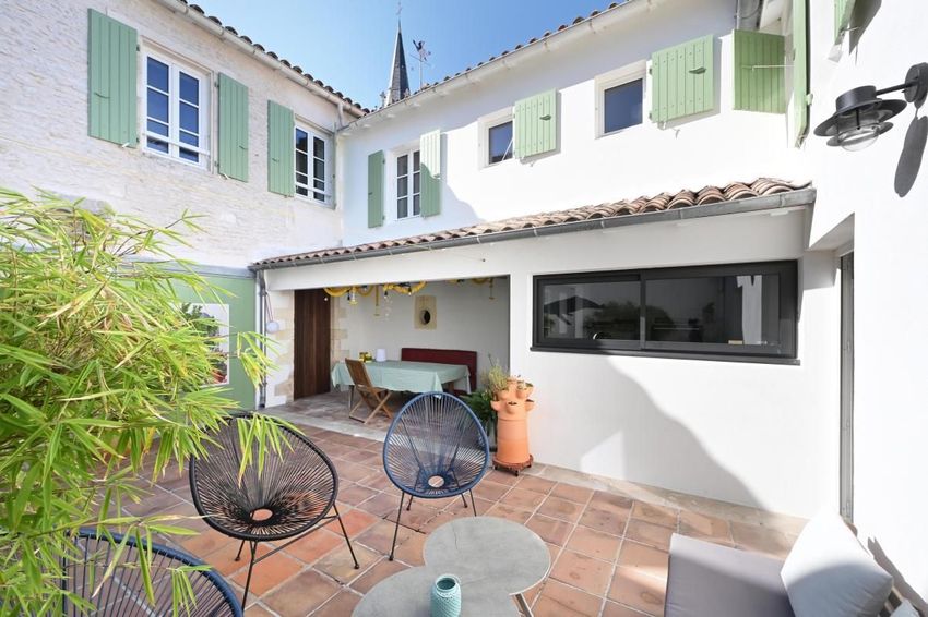 Image Terrasse à  maison individuelle de La Couarde-sur-Mer