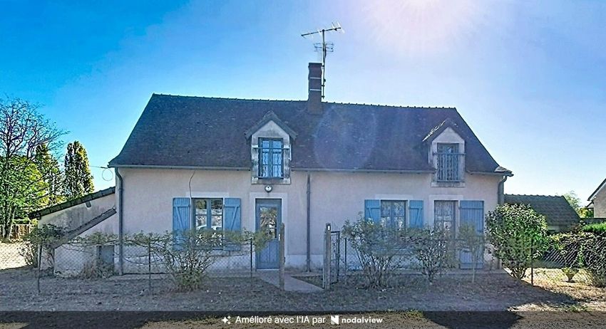 Image Façade à  maison individuelle de Vendœuvres