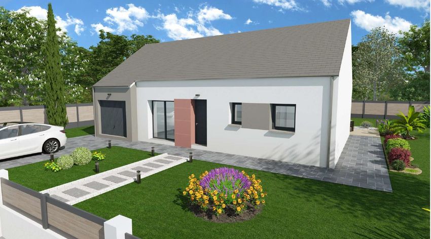 Image Façade à  maison individuelle de Ponts
