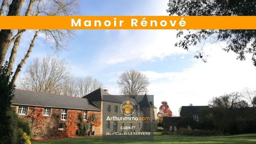 Image Façade à  manoir moderne de Tinténiac
