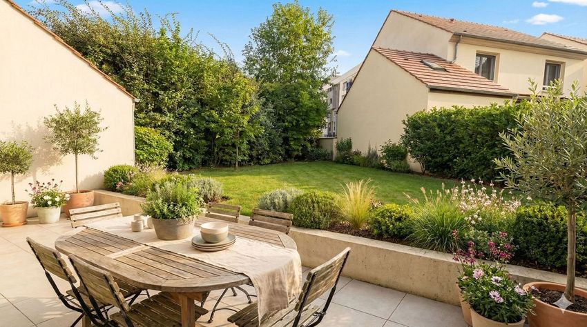 Image Terrasse à  maison individuelle de Saint-Thibault-des-Vignes
