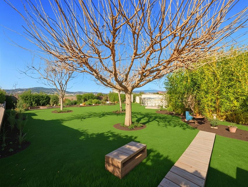 Image Jardin à  maison mitoyenne de Oraison