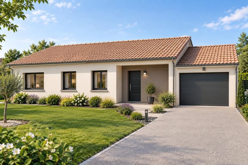 Image Façade à  maison individuelle de Charleval