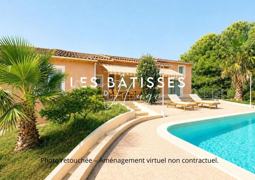 Image Piscine à  maison individuelle de Mérindol