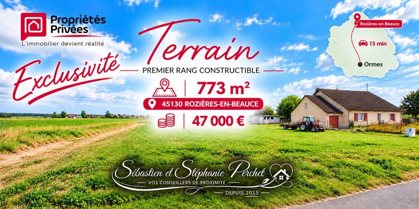 Image de terrain à Rozières-en-Beauce
