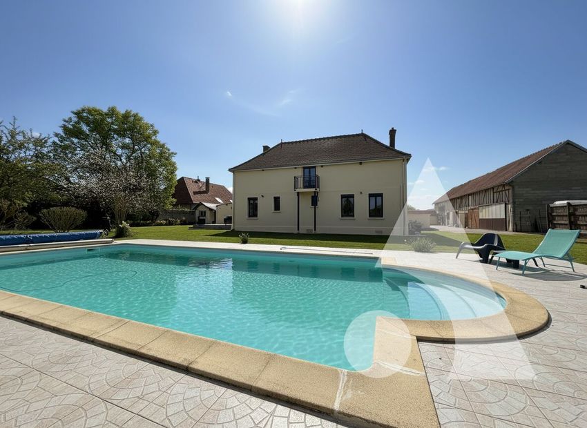 Image Piscine à  maison individuelle de Vaudes
