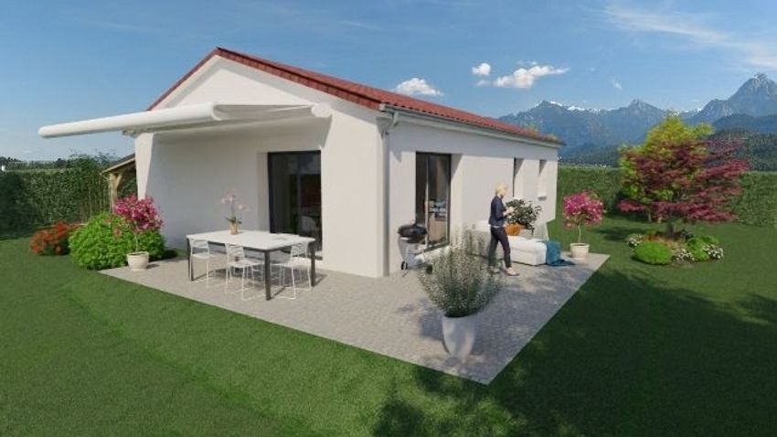 Image Façade à  maison individuelle de Raucoules