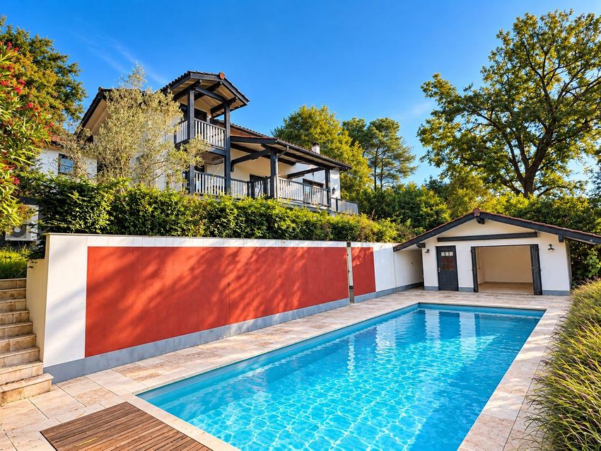 Image Piscine à  maison individuelle de Arbonne