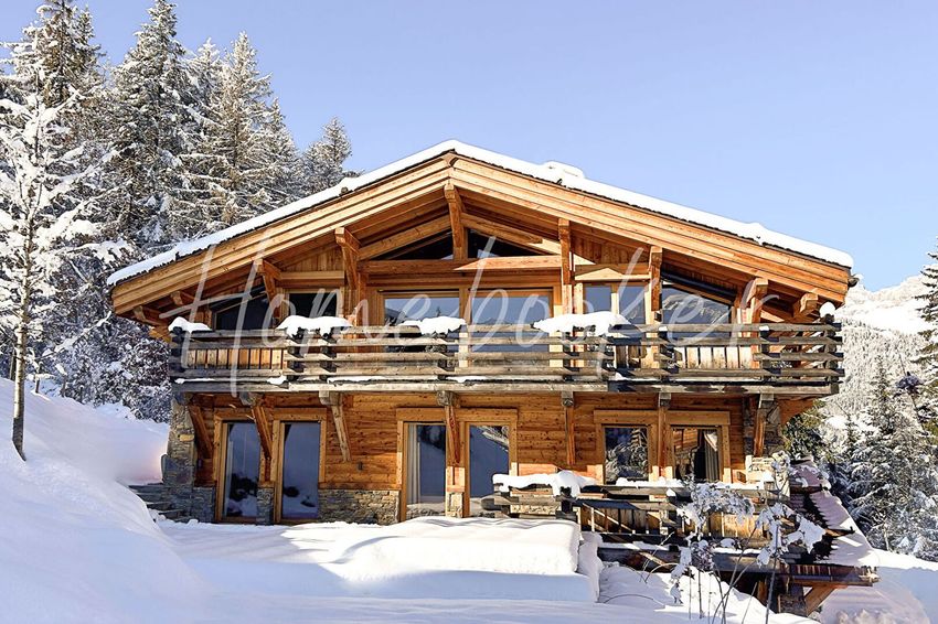 Image Façade à  chalet de montagne de Combloux