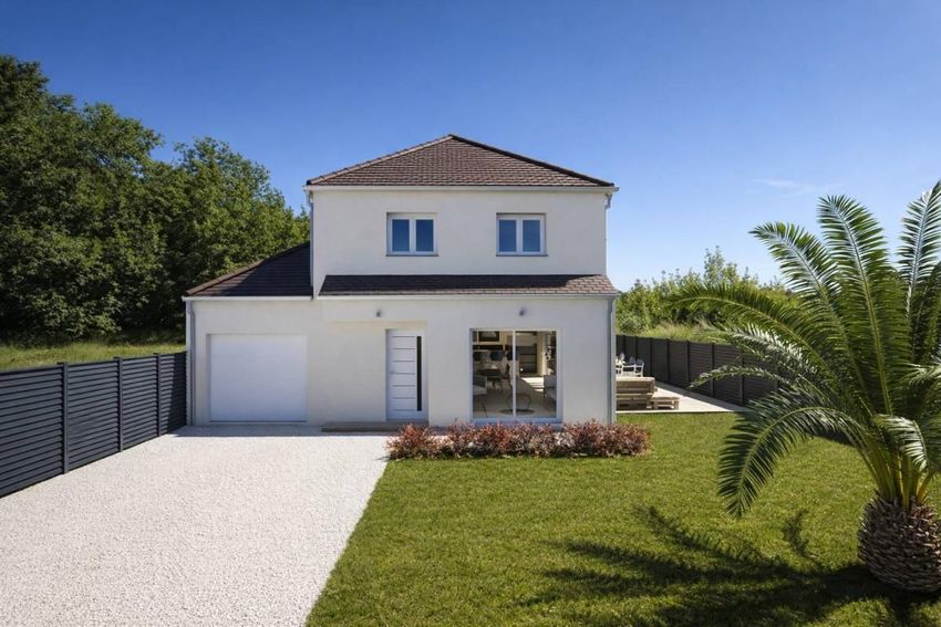Image Façade à  maison individuelle de Cresserons
