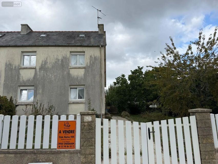Image Façade à  maison individuelle de Dinéault
