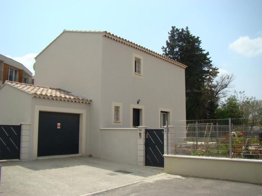 Image Façade à  maison individuelle de Maillane