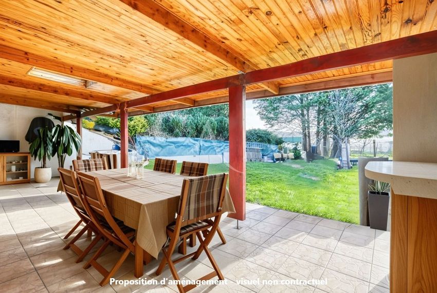 Image Terrasse à  maison mitoyenne de Les Mureaux