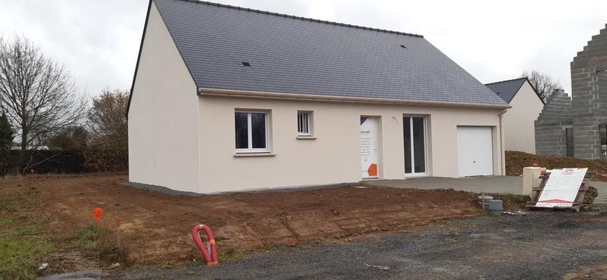 Image Façade à  maison individuelle de Massérac