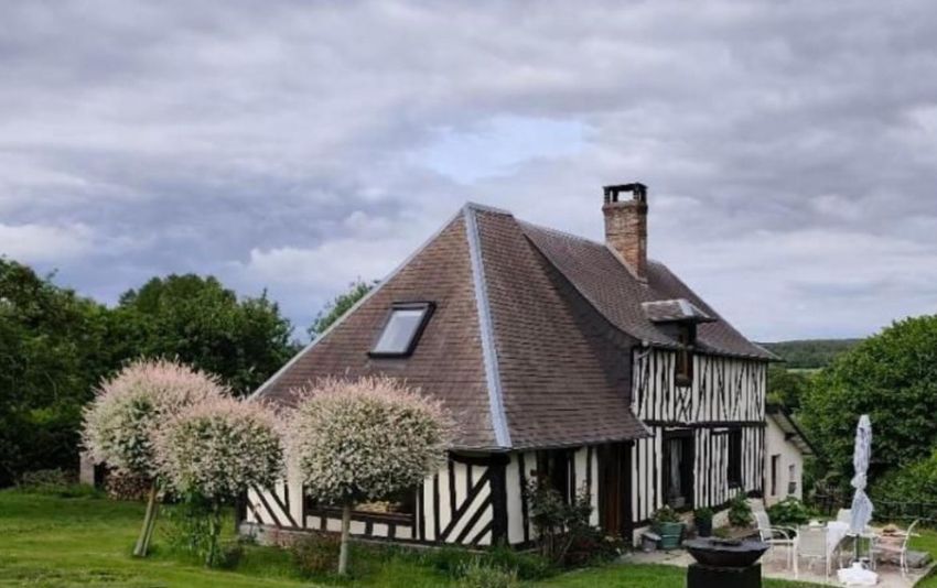 Image Façade à  maison de village de Pont-Audemer