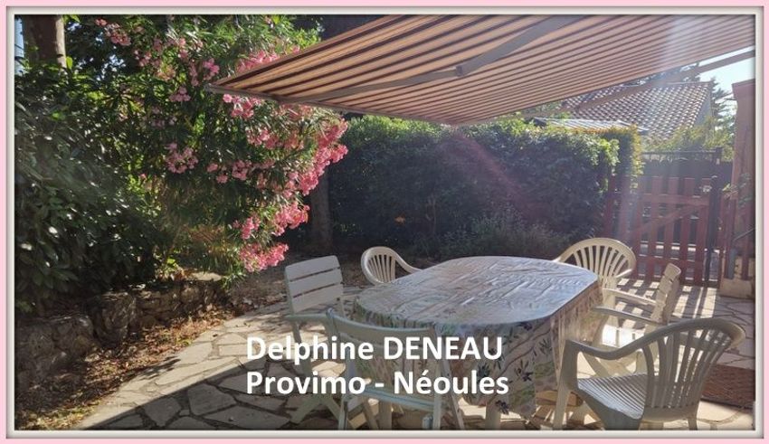 Image Terrasse à  maison mitoyenne de Forcalqueiret