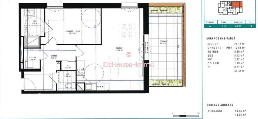 Image Plan à appartement de Lille