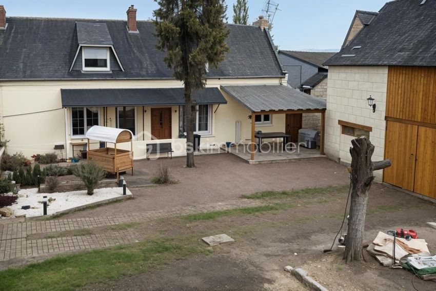Image Façade à  maison individuelle de Chouzé-sur-Loire
