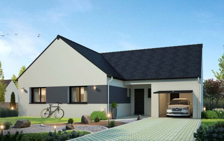Image Façade à  maison individuelle de Liffré