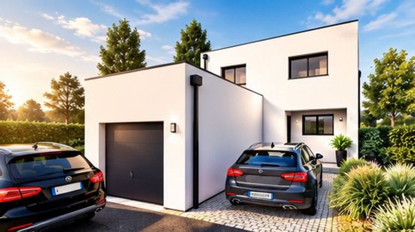 Image Façade à  maison individuelle de Orgères
