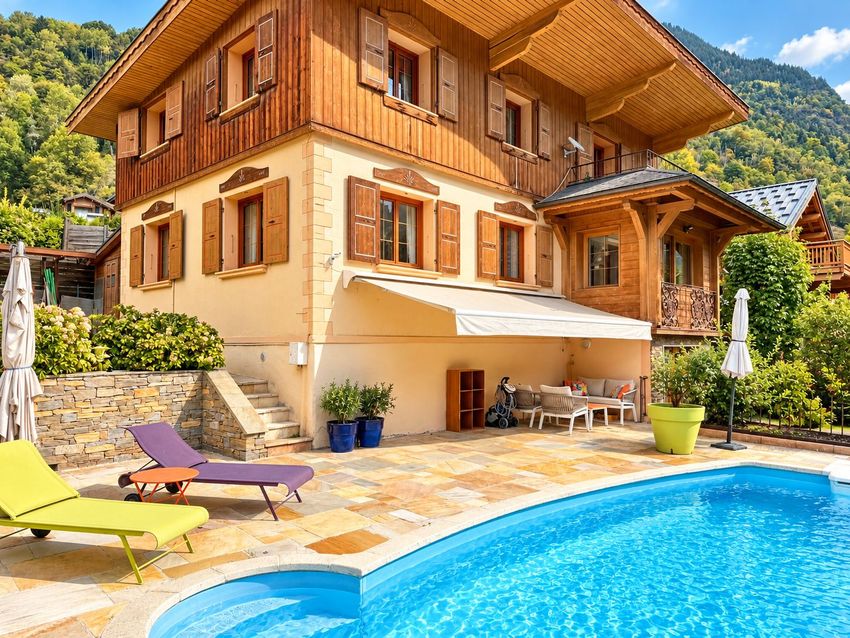 Image Piscine à  maison individuelle de Bozel