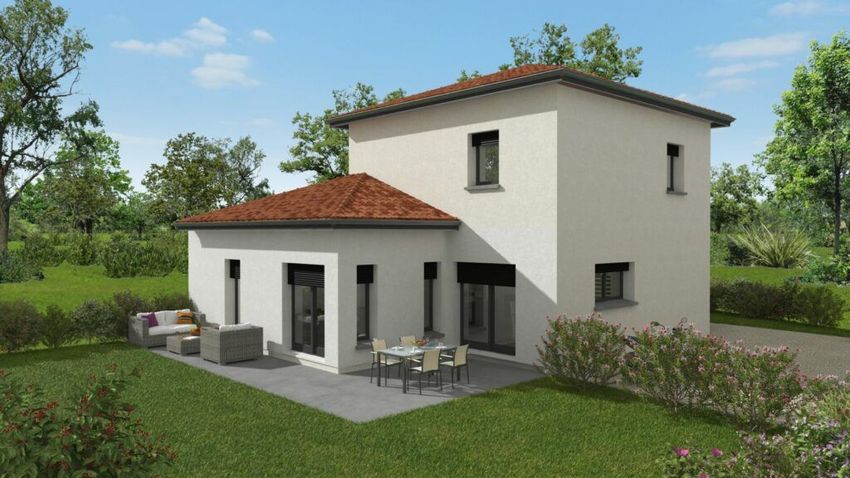 Image Façade à  maison individuelle de Chanas