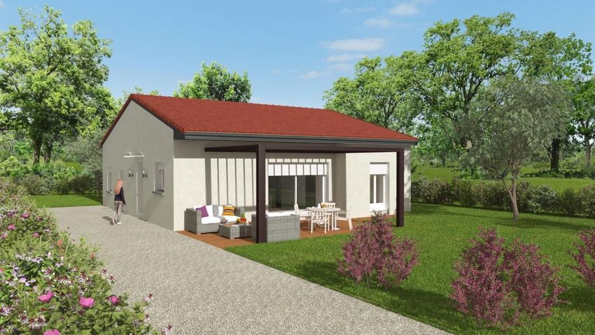 Image Façade à  maison individuelle de Anneyron