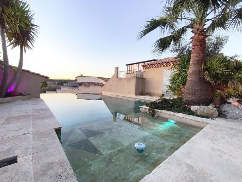 Image Piscine à  maison individuelle de Poussan