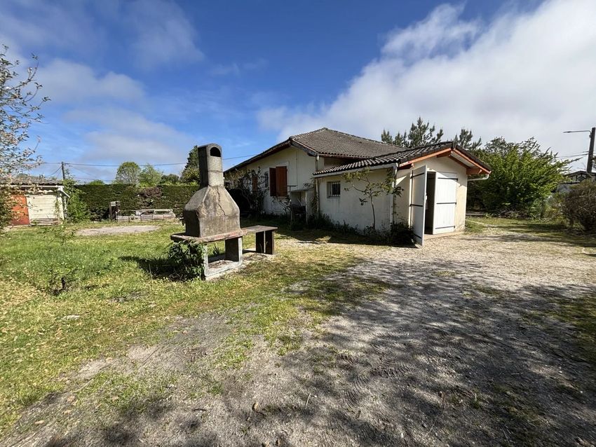 Image Façade à  maison de village de Belin-Béliet