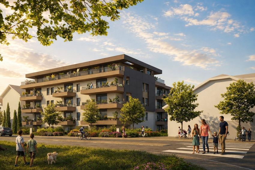 Image Vue à programme neuf de 55 Avenue du Général de Gaulle