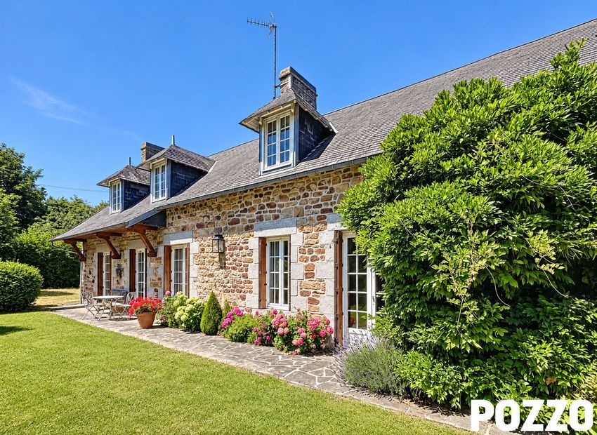 Image Façade à  maison individuelle de Saint-Pair-sur-Mer