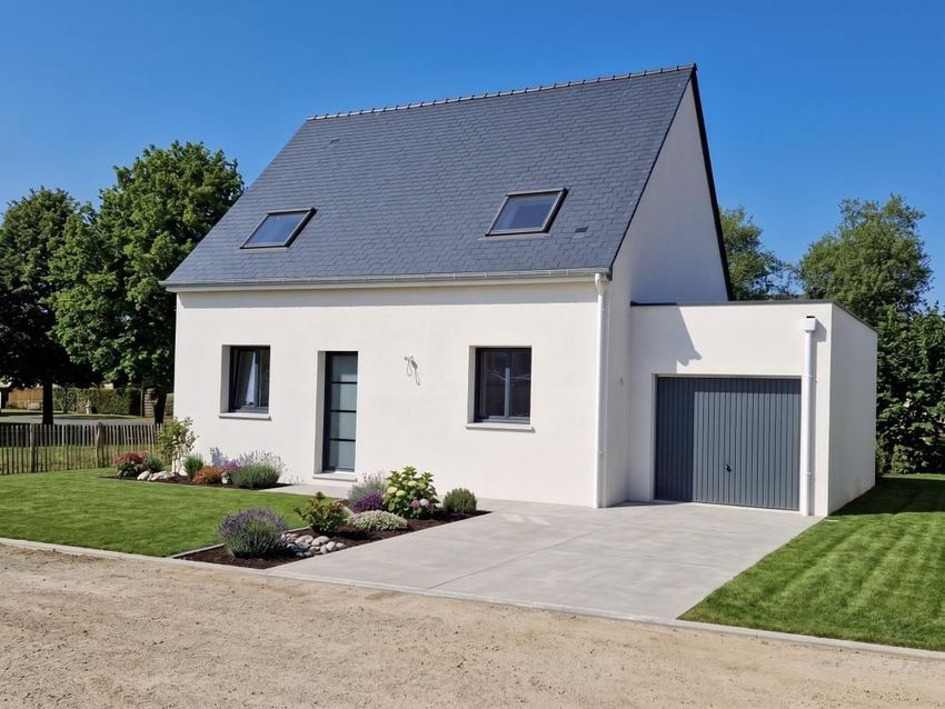 Image Façade à  maison individuelle de La Vraie-Croix