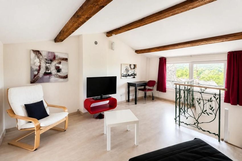 Image Salon à  maison de village de Saint-Martin-de-Brômes
