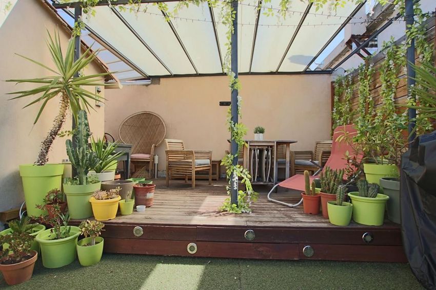 Image Terrasse à  maison individuelle de Marseille 11e Arrondissement