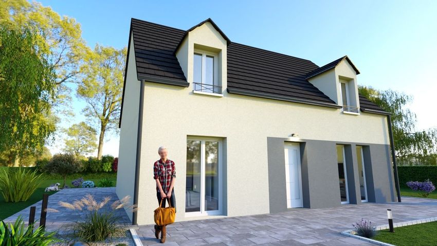 Image Façade à  maison individuelle de Breilly