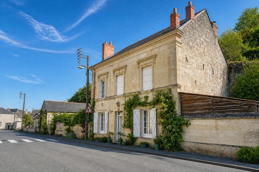 Image Façade à  maison individuelle de Fontevraud-l'Abbaye